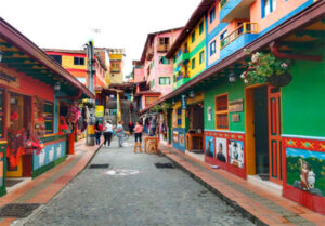 calle pueblo de Colombia