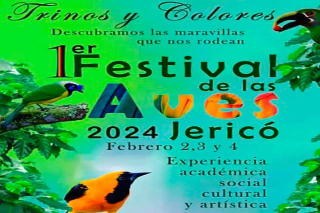 cartel festival aves jericó